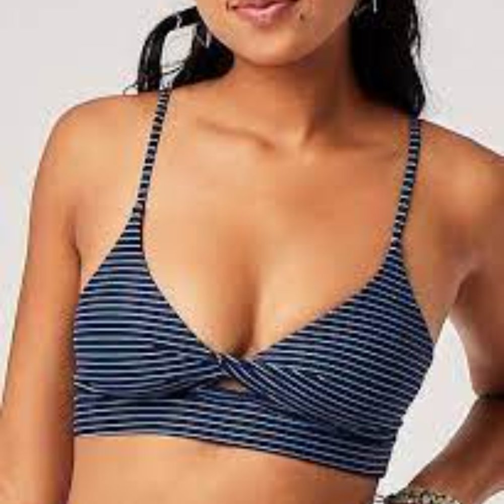 Carve Designs Swim SET Navy- Elba Swim Top XS and St. Barth Bottom S
